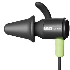 ISO Tunes LITE Bluetooth Earbuds - Safety Green